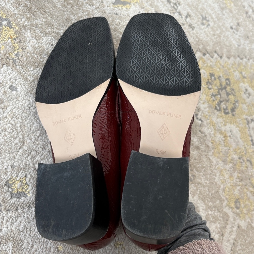 Donald Pliner Avici Patent Leather Heeled Loafer - Picture 7 of 11